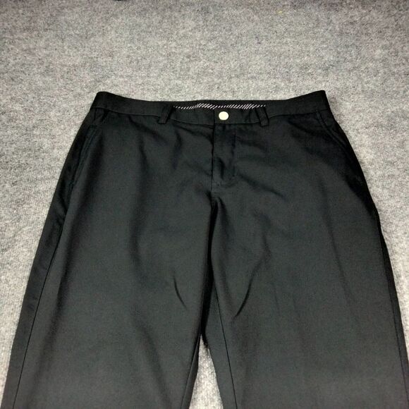 Bonobos Pants Mens 35X30 Black Athletic Fit Highland Tour Golf Stretch Preppy - Picture 4 of 13